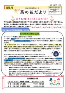 R7.1月号　菜の花だよりのサムネイル